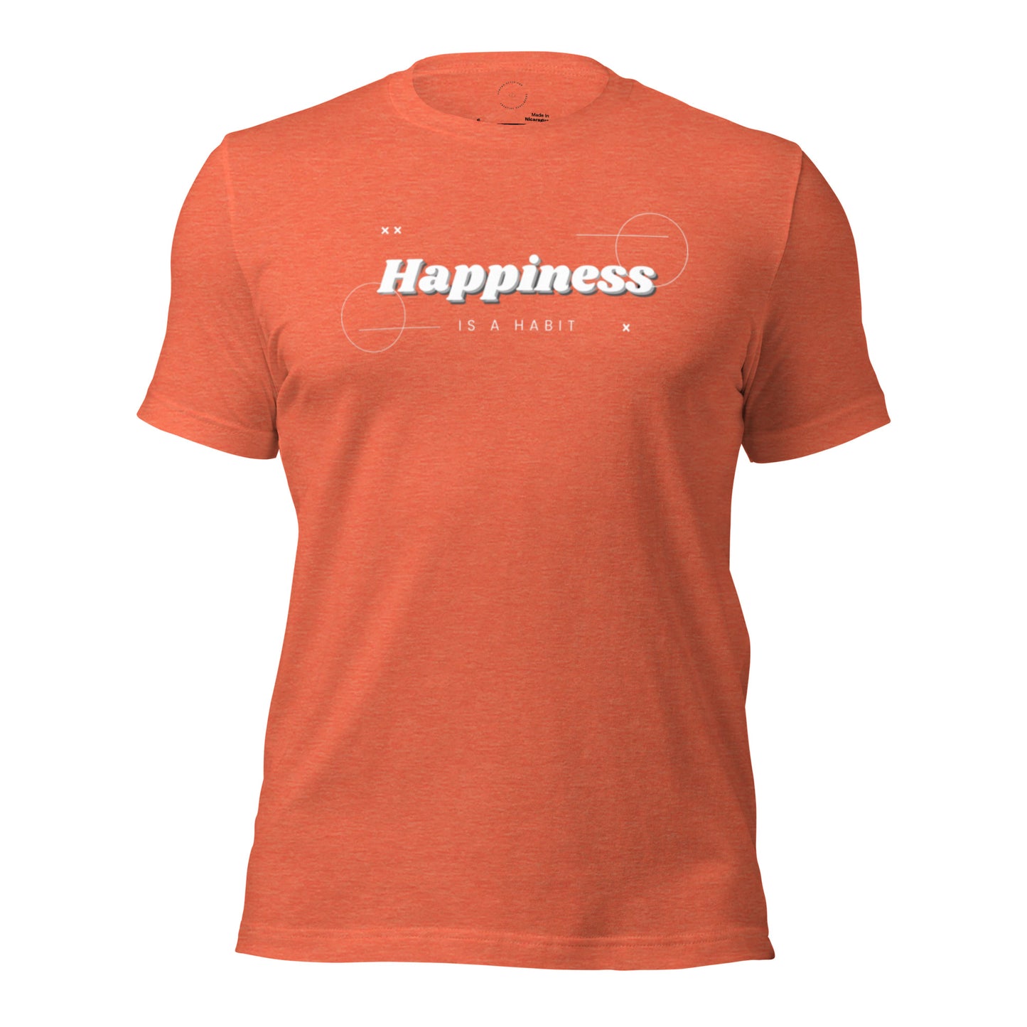 "Happiness is a Habit" - Comfort-Fit Unisex T-Shirt